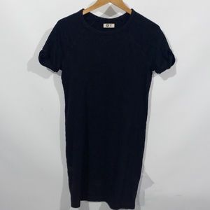 American Giant Black T-Shirt Dress